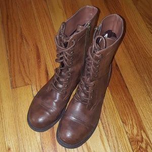 Brash brand combat boots size 9
